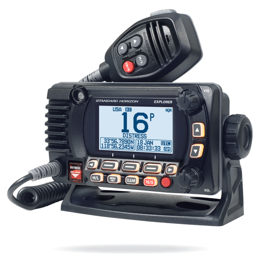 FIXED MOUNT MARINE TRANSCEIVER STANDARD HORIZON GX-1850GPS/E | Integra-a